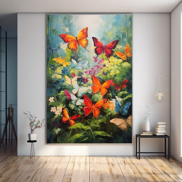Acrylic Painting of Butterflies